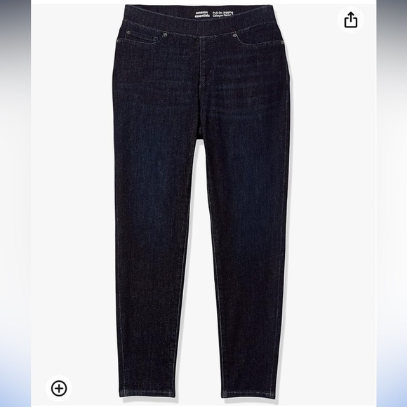 AMAZON ESSENTIALS Plus Size 18W Dark Jegging Jeans NWT - Picture 3 of 12